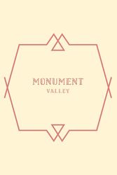 Monument Valley Arizona Blank Lined Journal: Western Themed Notebook for Travel Lovers, 120 Pages 6 x 9 inches