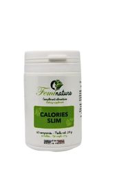 CALORIES SLIM - Capteur de Graisses et de Sucres - Amincissant Naturel aux Fibres Bio - Complément Alimentaire Minceur Tous régimes - 60 comprimés Made in France