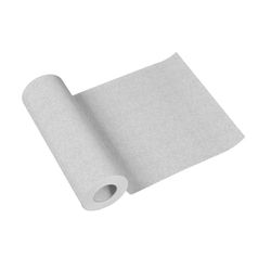 PAW - Airlaid Tafelloper (40 x 2400 cm) I Geperforeerd Elke 120 cm I Verjaardag Tafelversiering I Ideale Tafeldecoratie voor Communies, Bruiloften, Doopfeesten I Kleur: Linen Structure grey