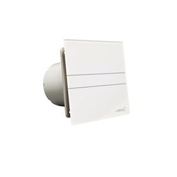 CATA E 100 GT Modelo E-100 baño silencioso | Serie e Glass | Bajo Consumo | Ventilador Extractores de aire | Alta Eficiencia Energética, 8 W, 230 V, Cristal Blanco