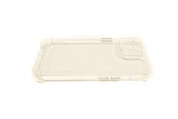 System-S Skyddsfodral stötsäkert av TPU i vitt transparent fodral för iPhone 14 Pro Max