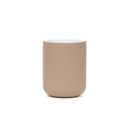 douceur d'intérieur, Gobelet (Ø 7,3 x 9,5 cm) Mambo Sable, Grès Uni Soft Touch