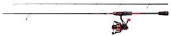 Mitchell Colors MX Spinning Combo, Fishing Rod and Reel Combo, Spinning Combos, Predator Fishing,Pike/Perch/Zander, Unisex, Red, 2.44m | 7-35g
