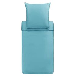 Bassetti 9324566 Parure de lit Unie 100% Coton avec Fermeture éclair 155 x 220 cm