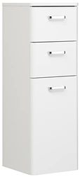 PELIPAL Quickset 359 Highboard, houten decor, hoogglans wit, 33,0 x 30,0 x 90 cm