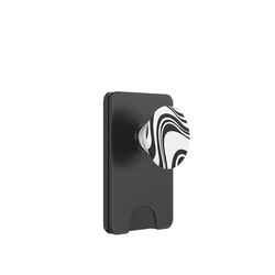 White Swirl PopSockets PopWallet para MagSafe