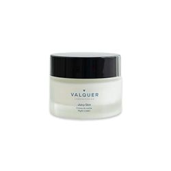 Valquer Laboratories Moisturising Night Cream for Face with Bamboo Water and Hyaluronic Acid Super Moisturising 95% Natural Ingredients All Skin Types - 50ml