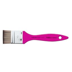 Marabu Pinceau Decoration & Hobby, Taille 40, Pinceau en Poils synthétiques en Bois certifié FSC, Pinceau Large pour Les apprêts et Les peintures, 01960000040