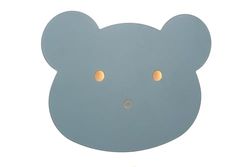LUCIDE CHARLIE - Lampada da parete per camerette dei bambini, LED Dim. - 1 x 7 W 2700 K - Blu