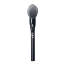 Avon Pennello per il viso all-over, pennello da trucco per un'applicazione impeccabile, stratificazione, diffusione e miscelazione di polveri, adatto ai vegani, con manico in plastica riciclata.
