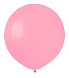 Pack 25 balloons in natural latex Premium Quality G150 (Ø 48cm / 19"), pastel pink