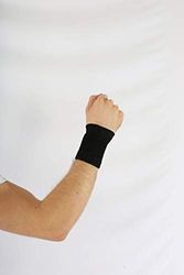 Antar AT53018 Elastano Muñeca Envolver 20 g, Mediano, Negro