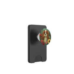 Cavaliers and Humming Birds PopSockets PopWallet for MagSafe