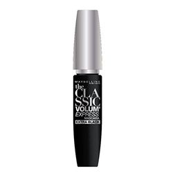 Maybelline New York The Classic Volume Express Mascara With Curved Brush - 10Ml |Extra Black