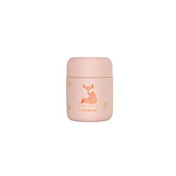 Miniland Food Thermy Mini Dolce Candy 280 ml roestvrijstalen thermosfles, houdt babyvoeding urenlang warm of koud.
