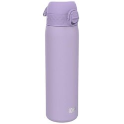 ION8 Lätt Stål Vattenflaska, 600 ml/20 oz, Oisolerad, Läcksäker, Lätt att Öppna, Säkert Lås, Diskmaskinssäker, Hygieniskt Lock, Passar i Mugghållare, Bärhandtag, Hållbar, Citron