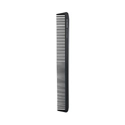 T4B Lussoni Cutting Comb Shatterproof Carbon Hair Cutting Comb for All Hair Types with Antistatic and Negative Ions, Coarse and Fine Teeth (110)