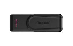 Kingston DataTraveler Exodia S USB-minne – 64 GB – USB 3.2 Gen 1 – USB typ A – svart/svart – DTXS/64 GB