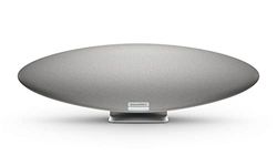 Bowers & Wilkins Zeppelin Haut-Parleur Intelligent sans Fil, WiFi, Son Haute résolution, Bluetooth, Airplay 2, Spotify Connect et Alexa intégrées, Gris Perle