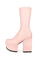 LAMODA dam magnolia mid calf boot, Rosa PU, 40 EU