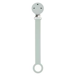 Nattou Pacifier Clip with Universal Holder Silicone, 21 cm, Light sage green