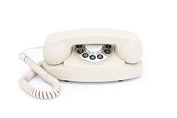 GPO Retro GPOAUDCR Audrey Bedside Push Button Telephone - Ivory