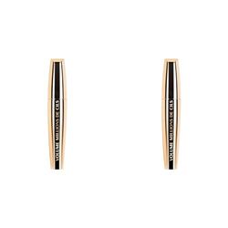 L’Oréal Paris - Mascara Volume Millions de Cils - Volume et Définition Cils Démultipliés - Brosse Elastomère avec Essoreur Doseur - Sans Paquets - Noir (Lot de 2)