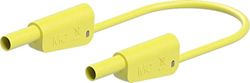 Stäubli SLK-4A-S10 meetkabel [ - ] 25 cm geel 1 st.
