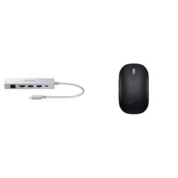 Samsung EE-P5400USEGEU USB-C™ Station d'accueil Compatible avec Les Marques (Stations d'accueil pour Notebook) Galaxy Book, Galaxy & NPC Bluetooth Mouse Slim Black