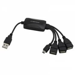 ESPERANZA EA114 - HUB 3 PORT USB 2.0 + 1 X MINI USB