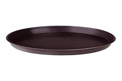 Pentole Agnelli COFE43B20 Molde redondo de chapa azul para pizzas, preto, 20 x 20 x 2,5 cm, 1 unidade