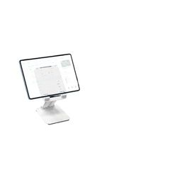 Metalen tablethouders met robuust design, multifunctionele pasvorm en antislip basis, ideaal voor privé- en professioneel gebruik.