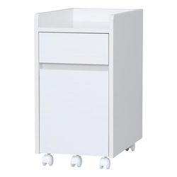 Iris Ohyama, Mueble de almacenaje / Mueble con repisa / Escritorio con repisas y ruedas / Mueble escritorio, Diseño, oficina, estudio - Chest of Drawer - FDK-3059 - Roble Blanco