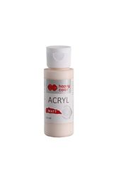 Acrylic matt paint, 60ml, soft beige, Happy Color