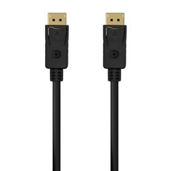 Velocraze Displayport Câble v1.2, 4 K @ 60 Hz, dp/m-dp/m, noir, 0,5 m, idéal pour la connexion d'appareils haute définition.