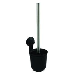 MSV Toilet Brush and Wall Mount Black Matt