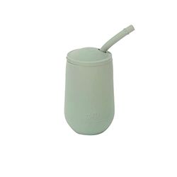 ez pz Happy Cup met deksel en rietje, salie, vanaf 24 maanden
