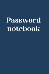 Password notebook: Your secure password keeper – elegant and organized