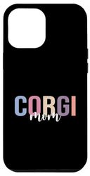 Carcasa para iPhone 14 Pro Max Corgi Mom, amante de los perros