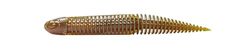 Savage Gear Ned Dragon Tail Slug - Galleggiante in plastica morbida per acqua dolce e salata - Persici, Bass e predatori di acque interne - Corpo a coste profumato con sonaglio Chartreuse Pumpkin 10cm
