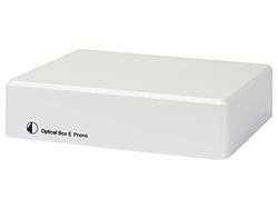 Project Optical Box & Phono (White) a/D in Phono/Line Out Line/Optical