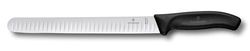Victorinox Swiss Classic, faca de presunto profissional, lâmina extra afiada, afiação esférica, 25 cm, cabo de plástico, aço inoxidável, preto