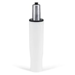 hjh OFFICE 723-08 Vérin à Gas S 25-32cm Métal Blanc, Ressort à Pression de Gaz pour Chaise de Bureau, Charge maximale 180 kg
