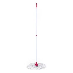 Kleeneze® KL087799EU7 Power Clean - Mop abrasivo con testa di ricambio, ultra assorbente, filato antigraffio, manico allungabile, microfibra