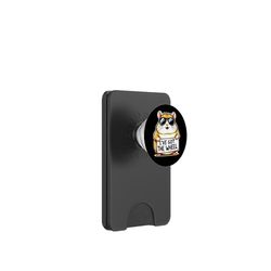 Divertida broma de hámster Hammy linda rueda de mascotas con gafas de sol PopSockets PopWallet para MagSafe