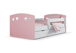 KOCOT KIDS Julie Lit de Jour, Bois d'ingénierie, Rose Pale, 1 Personne