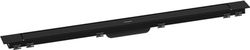 hansgrohe RainDrain Match Plus - Caniveau de douche linéaire 1000 mm, Siphon de sol avec cadre réglable en hauteur, Noir mat, 56217670