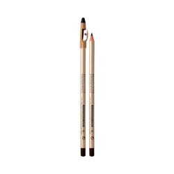 Eveline Cosmetics Eveline Lápiz de ojos marrón largo con sacapuntas integrado, aplicación precisa, textura perfecta, resistente a las manchas
