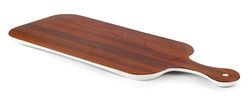 Bandeja Serve de madera, 45x17.5 cm, ideal para servir alimentos y bebidas. Diseñado para: reuniones, fiestas y uso diario.