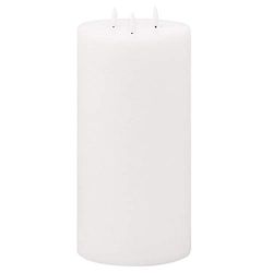 Hill 1975 20869 Luxe Collection Natural Glow 6x12 LED White Candle, Plastic, Wax, Mixed, One Size